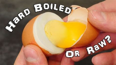 raw or hard boiled egg test